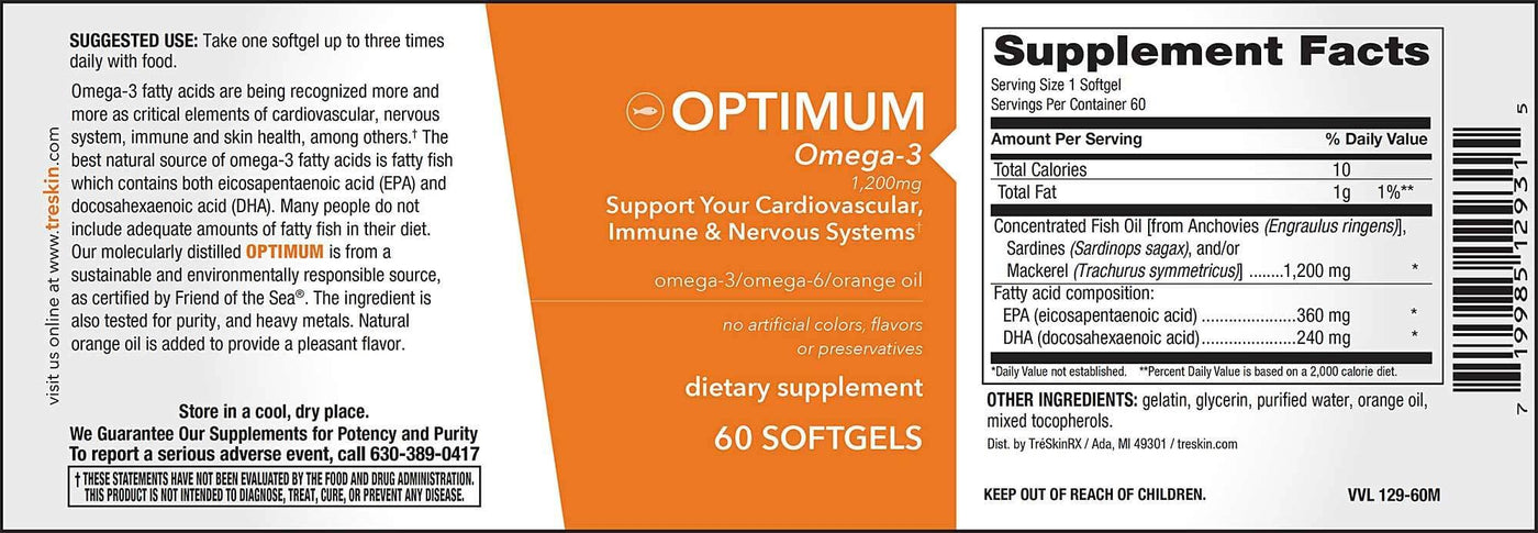 OPTIMUM: Omega-3  TréSkin.
