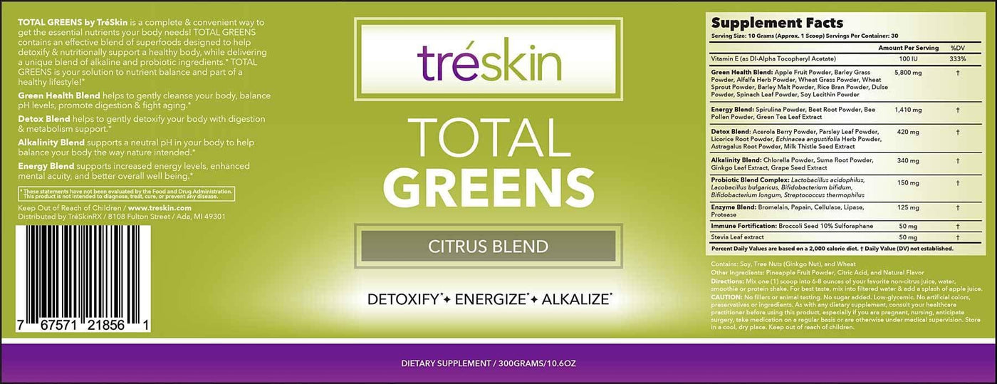 Greens & Protein  TréSkin.